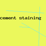 cement staining